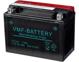 VMF Powersport MF Batterie | YTX15L | 12V 13Ah