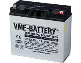 VMF AGM Deep Cycle Batterie | DC22-12 | 12V 22Ah