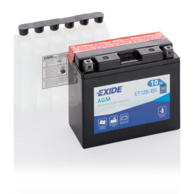 Exide AGM 12V Batterie | ET12B-BS | 12V 10Ah - 
