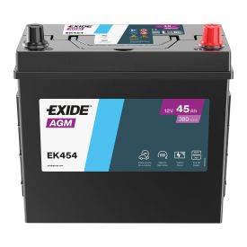 Exide AGM accu EK454 12V 45Ah start-stop accu met 380A koudstartstroom