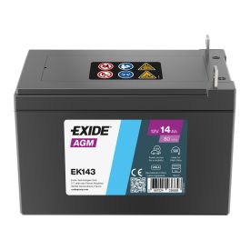 Exide Auxiliary accu EK143 12V 14Ah