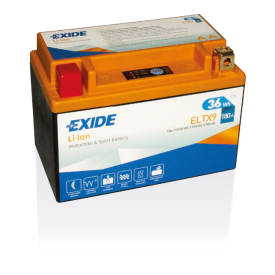 Exide Li-Ion Batterie | ELTX9 | 12V 3Ah - 
