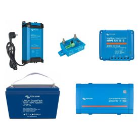 Victron Energiepaket für Camper – 12 V 100 Ah 1200 W (komplettes System)