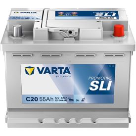 VARTA C20 Promotive Heavy Duty 12V 55Ah 420A accu 555 064 042
