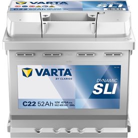 VARTA C22 Blue Dynamic 12V 52Ah 470A accu 552 400 047