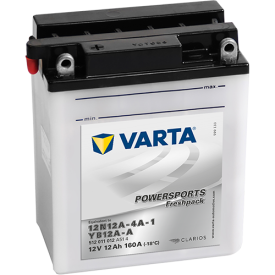 VARTA YB12A-A Powersports Freshpack Batterie | 512 011 012 | 12V 12Ah 160A