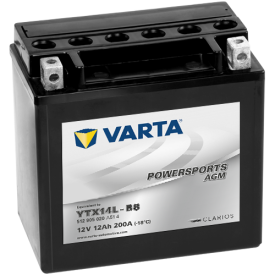 Varta Powersports AGM High Performance YTX14L-BS Batterie | 512 905 020 | 12V 12Ah - 