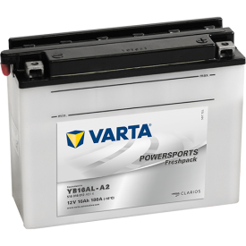 VARTA YB16AL-A2 Powersports Freshpack Batterie | 516 016 012 | 12V 16Ah 180A