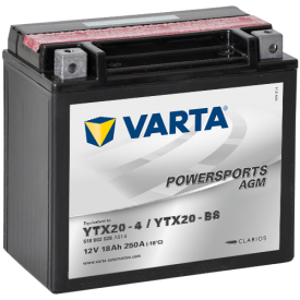 VARTA YTX20-BS Powersports AGM Batterie | 518 902 026 | 12V 18Ah 250A