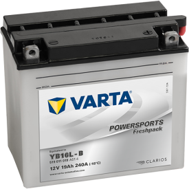 VARTA YB16L-B Powersports Freshpack Batterie | 519 011 019 | 12V 19Ah 240A