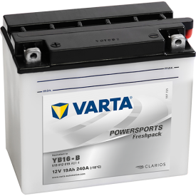 VARTA YB16-B Powersports Freshpack Batterie | 519 012 019 | 12V 19Ah 240A