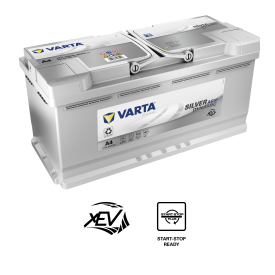 VARTA A4 Silver Dynamic AGM 12V 105Ah 950A accu 605 901 095
