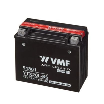 VMF Powersport Batterie | YTX20L | 12V 18Ah - 