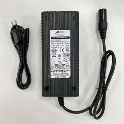 Batterijlader 24V 7A ACES Lithium LiFePO4 met XLR plug