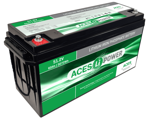 Batterij 48V 60Ah ACES HFA LiFePO4 met bluetooth
