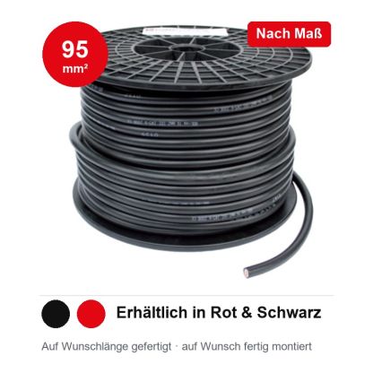 Batteriekabel 95mm² nach Maß konfektioniert