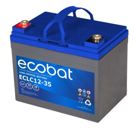 Ecobat Lead Crystal Batterie | ECLC12-35 | 12V 35Ah