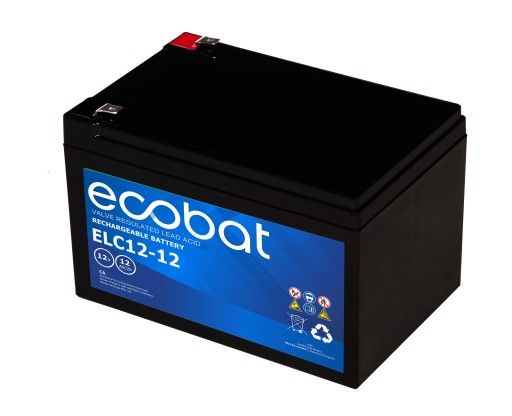 Ecobat AGM VRLA Light Cycle Batterie | ELC12-12 | 12V 12Ah