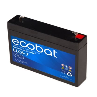 Ecobat AGM VRLA Light Cycle | ELC6-7 | 6V 7.2Ah