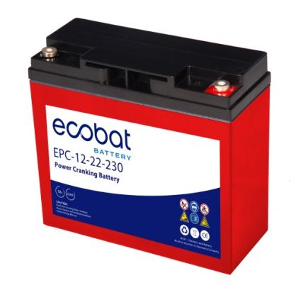 Ecobat AGM High Cranking | EPC12-22-230 | 12V 22Ah