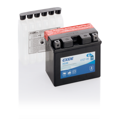 Exide AGM 12V accu | ETZ7-BS | 12V 6Ah
