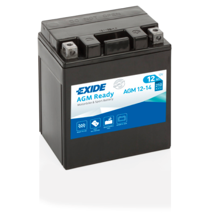 Exide AGM Ready 12V accu | AGM12-14 | 12V 12Ah