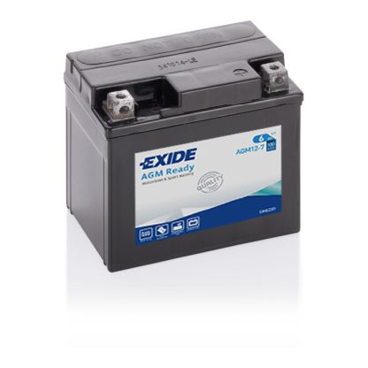 Exide AGM Ready 12V accu AGM12-7 12V 6Ah