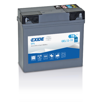 Exide GEL 12V Batterie | GEL12-19 | 12V 19Ah -