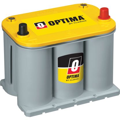 Optima YellowTop D35 accu | YTR-3.7 | 12V 48Ah – schuin vooraanzicht