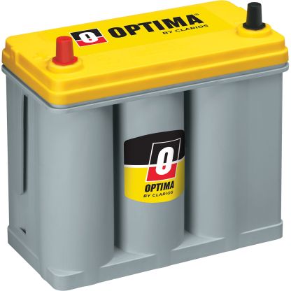 Optima YellowTop DS46B24R accu | YTR-2.7.J | 12V 38Ah – schuin vooraanzicht