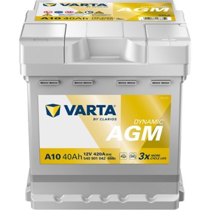 VARTA A10 Silver Dynamic AGM 12V 40Ah 420A Batterie 540 901 042