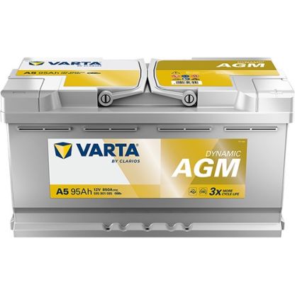 VARTA A5 Silver Dynamic AGM 12V 95Ah 850A Batterie 595 901 085