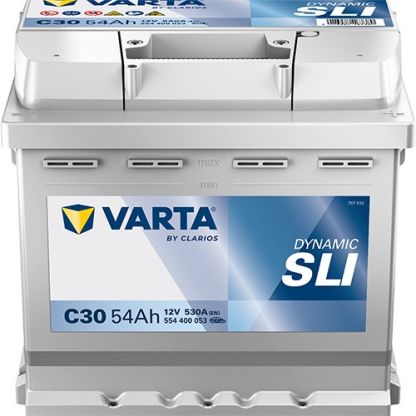 VARTA C30 Silver Dynamic 12V 54Ah 530A Batterie 554 400 053