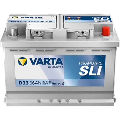 VARTA D33 Promotive Heavy Duty 12V 66Ah 510A Batterie 566 047 051