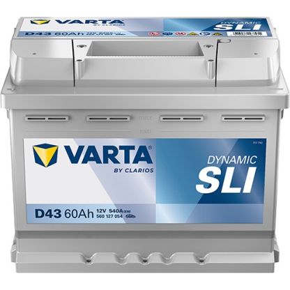 VARTA D43 Blue Dynamic 12V 60Ah 540A Batterie 560 127 054