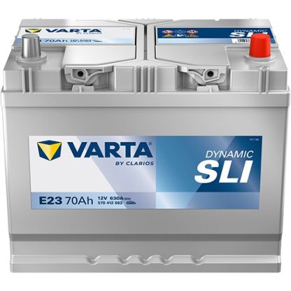 VARTA E23 Blue Dynamic 12V 70Ah 630A Batterie 570 412 063