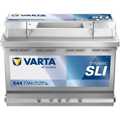 VARTA E44 Silver Dynamic 12V 77Ah 780A Batterie 577 400 078