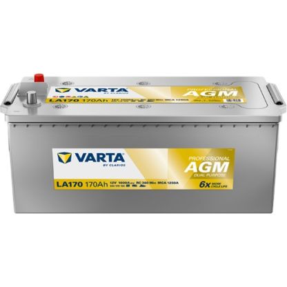 VARTA LA170 Professional Dual Purpose AGM 12V 170Ah 1000A Batterie 840 170 100