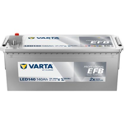 VARTA LED140 Professional Dual Purpose EFB 12V 140Ah 800A Batterie 933 140 080