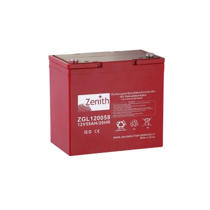 Zenith VRLA Batterie | ZGL120058 | 12V 55Ah