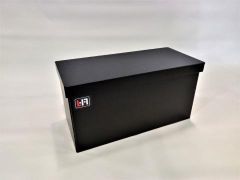 Kunststof PE Akkubak zwart met deksel voor 1x 200/230Ah batterij