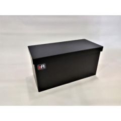 Kunststof PE Akkubak zwart met deksel voor 1x 165/180Ah batterij
