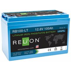 Relion RB100-LT 12V/100Ah Lithium Ion LiFePO4 Battery