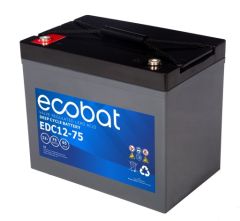 Ecobat AGM Deep Cycle EDC12-7512V 75Ah